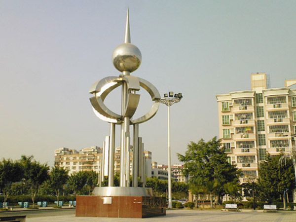 不锈钢雕塑球